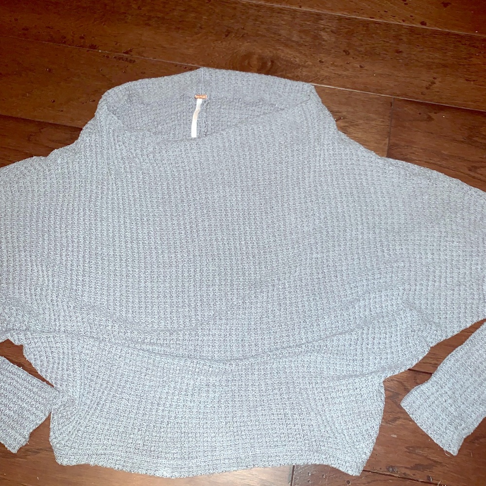 Waffle shirt free people small
